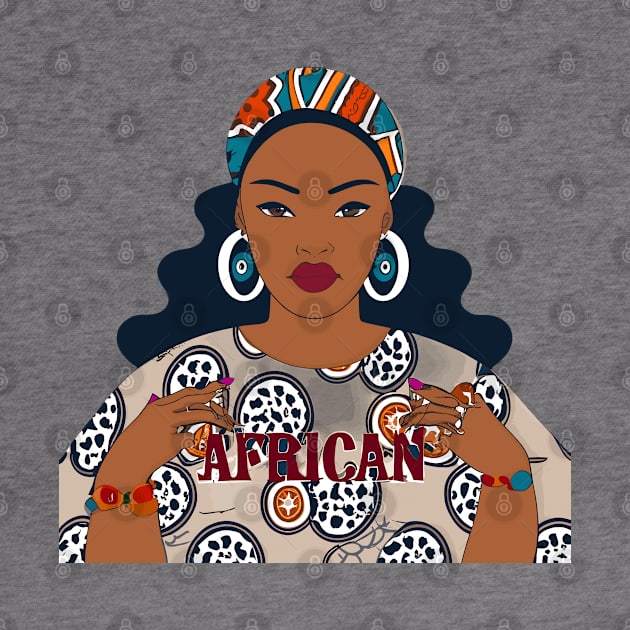 African Woman by Graceful Designs